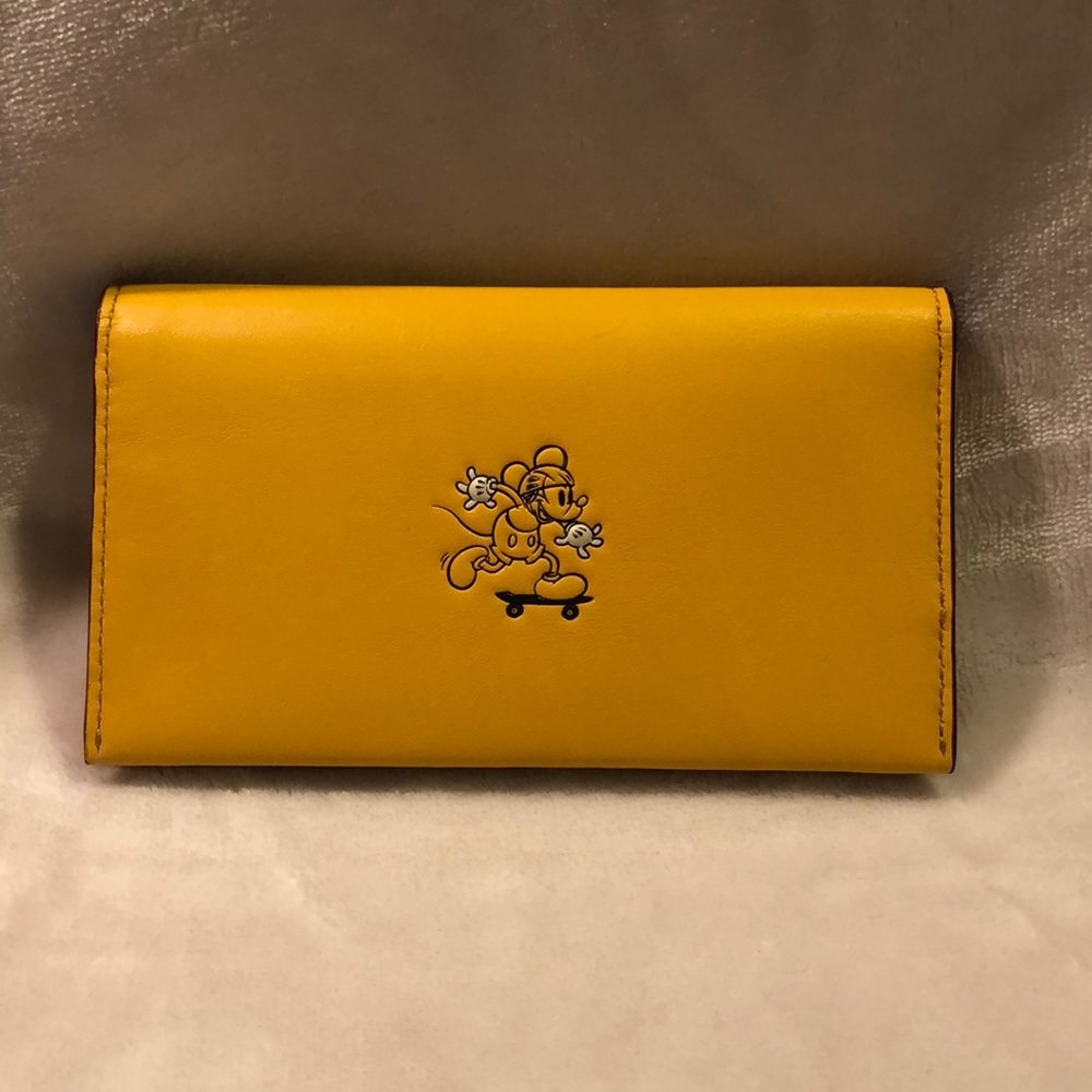 Coach Mickey Mouse Phone Wallet